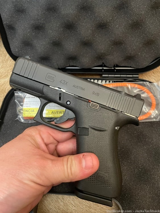 Glock, 43X MOS, Striker Fired, Sub-Compact, 9MM, 3.41" Barrel-img-2