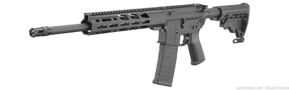 NEW Ruger AR-556 Semi-Auto Rifle, 5.56 Nato, 16.10" Bbl, Free Floating 11"-img-0