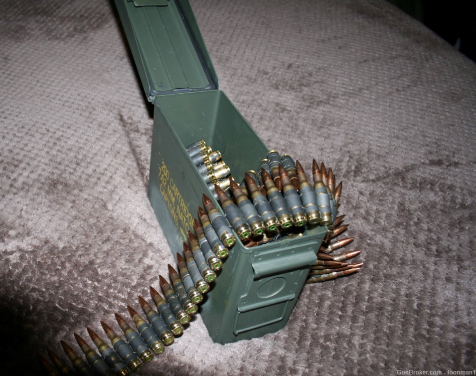 7.62x51 Linked NATO FMJ 200 Rounds-img-0