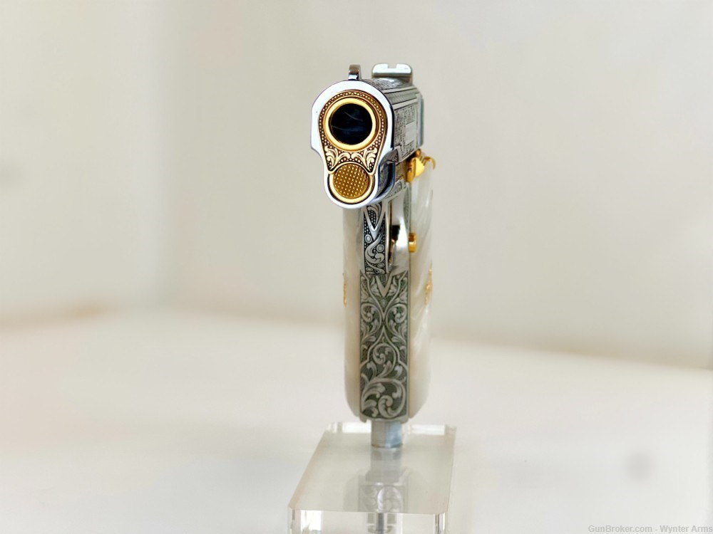 Colt 1911 Nickel and 24K Gold Plated-img-13
