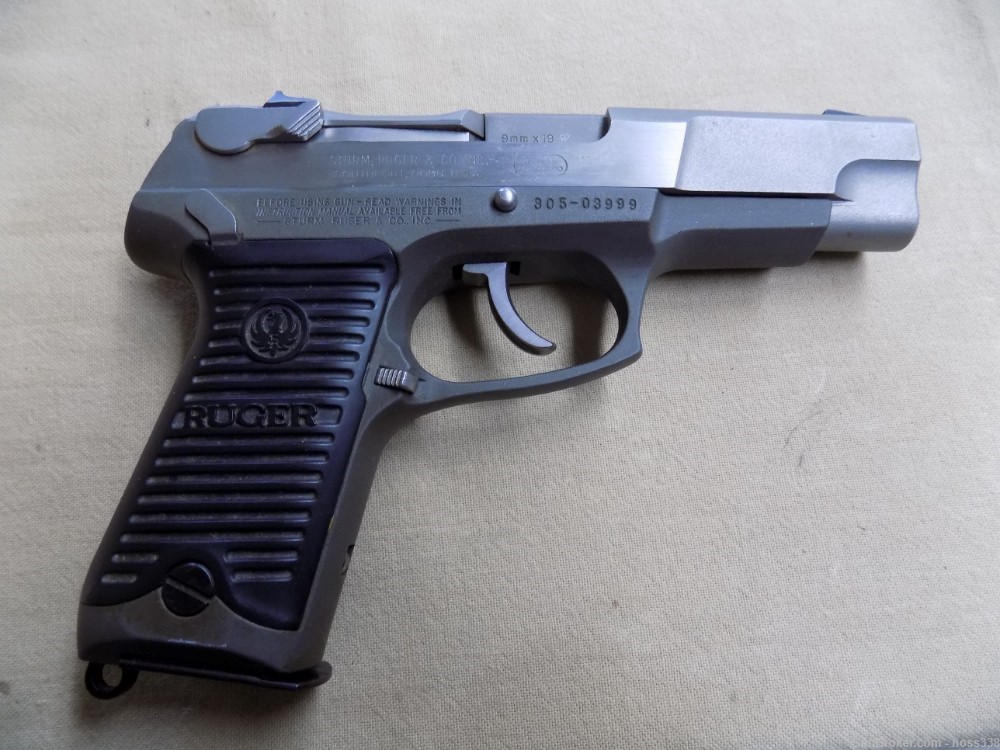 Ruger P89 DC, 9MM Double/Single Action with Decocker, 4.5" BBL, -img-0