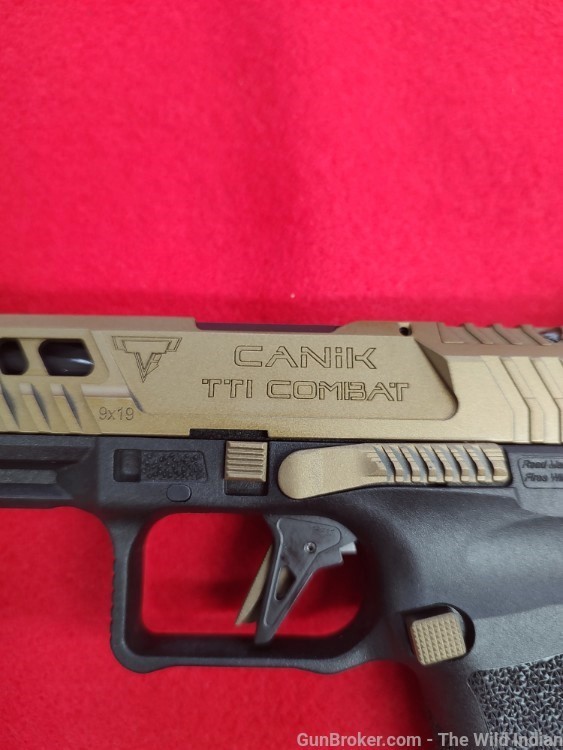 Canik HG7854N TTI Combat Full Size Frame 9mm Luger 18+1 4.60" Black Nitride-img-9