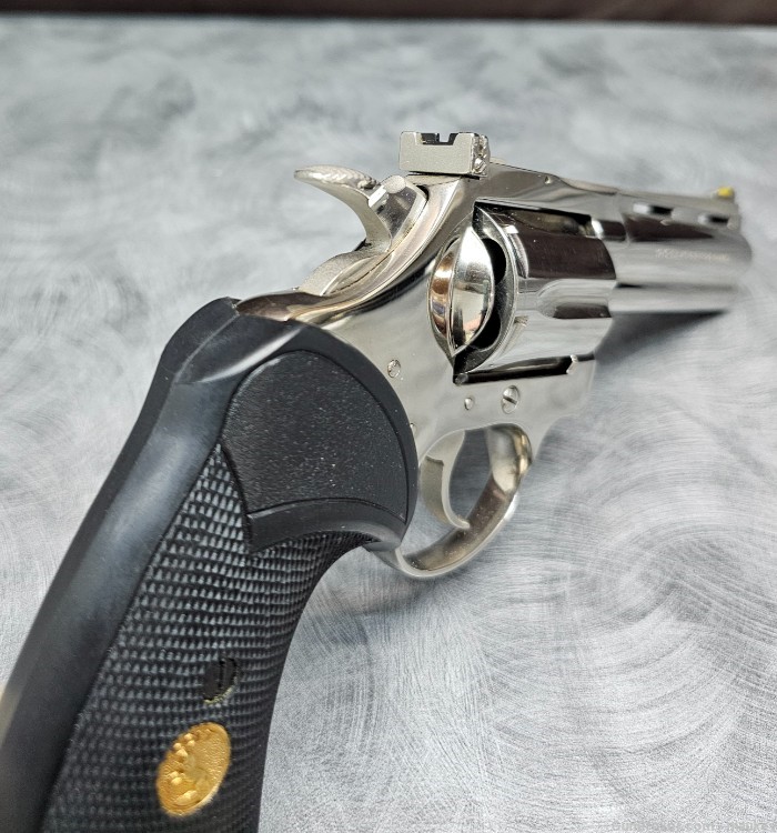 Colt Diamondback .38Spl Revolver Nickel NICE -img-8
