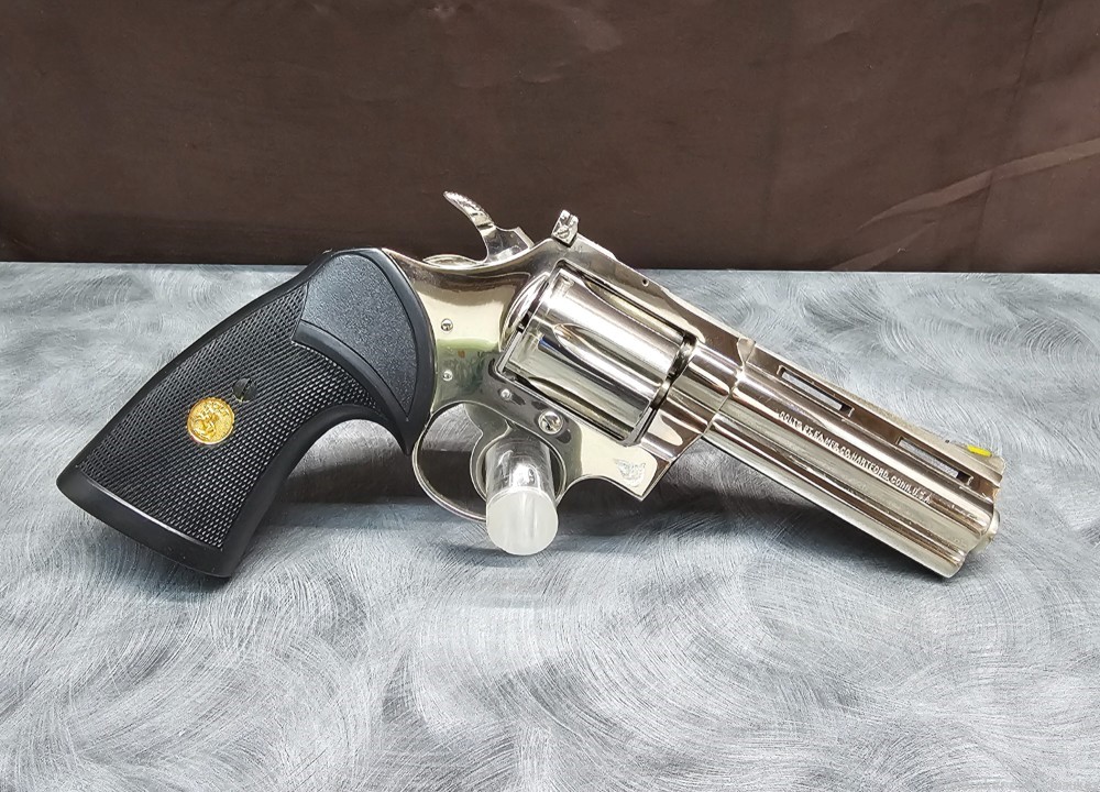 Colt Diamondback .38Spl Revolver Nickel NICE -img-4