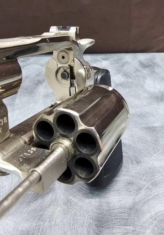 Colt Diamondback .38Spl Revolver Nickel NICE -img-18