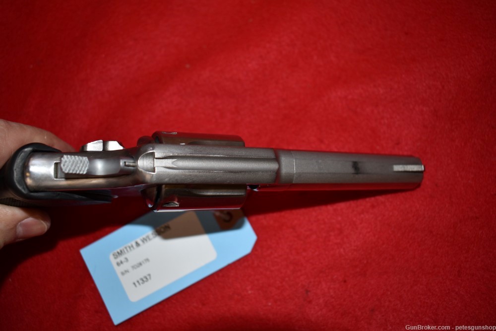 Smith & Wesson Mod 64-3 Hvy Barrel, Stainless Revolver, 38 Spl, PENNY START-img-4