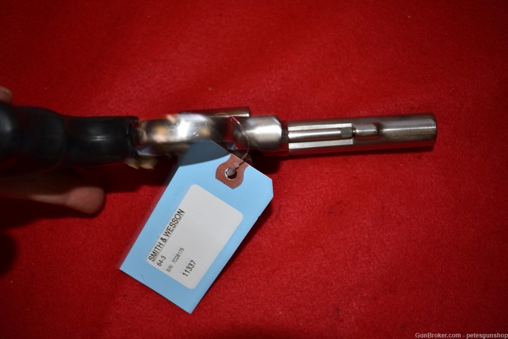 Smith & Wesson Mod 64-3 Hvy Barrel, Stainless Revolver, 38 Spl, PENNY START-img-5