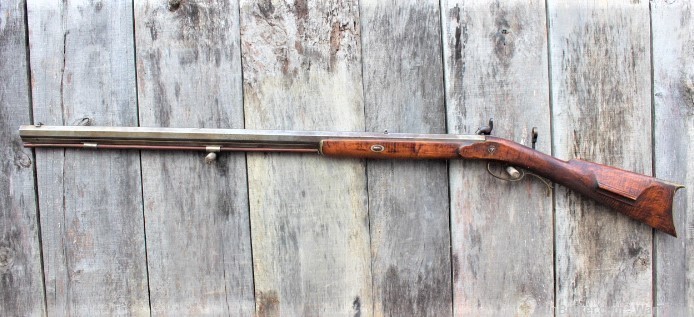 Mid 1800's Half Stock .50 Caliber Match Rifle by Amos P. Wood New York-img-11
