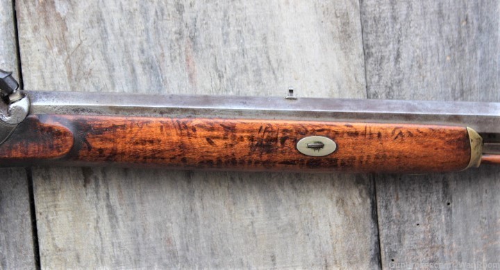 Mid 1800's Half Stock .50 Caliber Match Rifle by Amos P. Wood New York-img-8