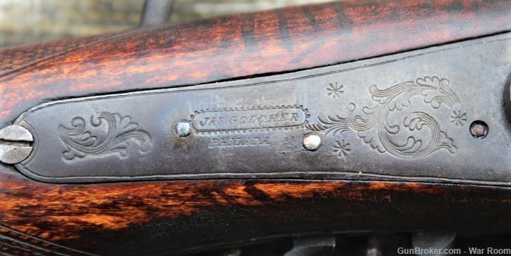Mid 1800's Half Stock .50 Caliber Match Rifle by Amos P. Wood New York-img-23