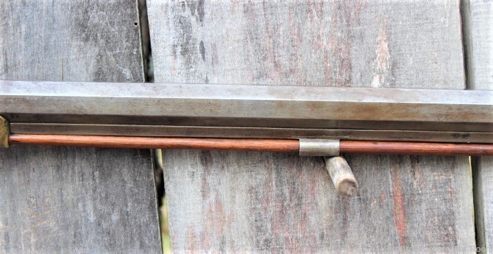 Mid 1800's Half Stock .50 Caliber Match Rifle by Amos P. Wood New York-img-9