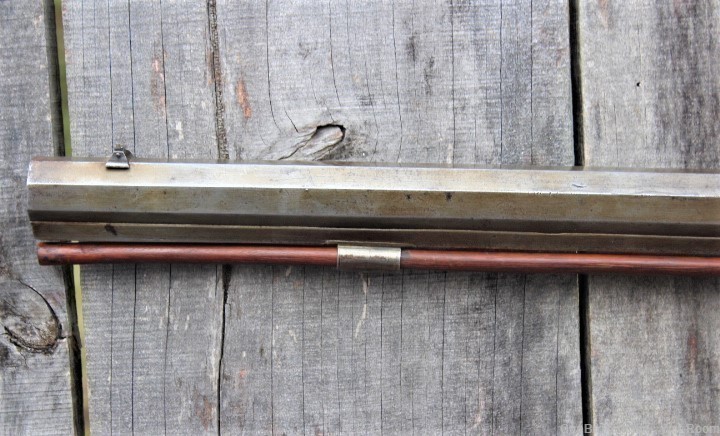 Mid 1800's Half Stock .50 Caliber Match Rifle by Amos P. Wood New York-img-18