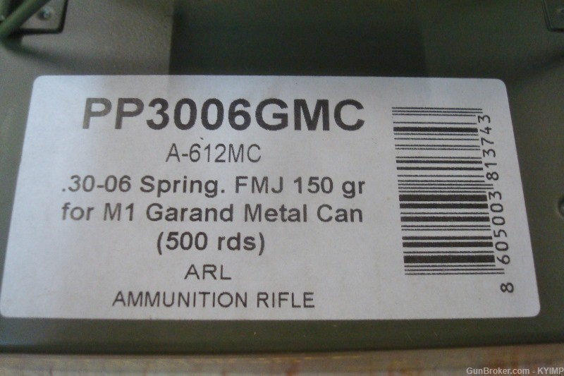200 PPU .30-06 FMJ 150 grain Factory New Brass M1 GARAND Ammunition-img-4