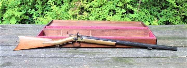 Brass Frame Hook Breech Sporting Rifle Mid 1800's-img-2