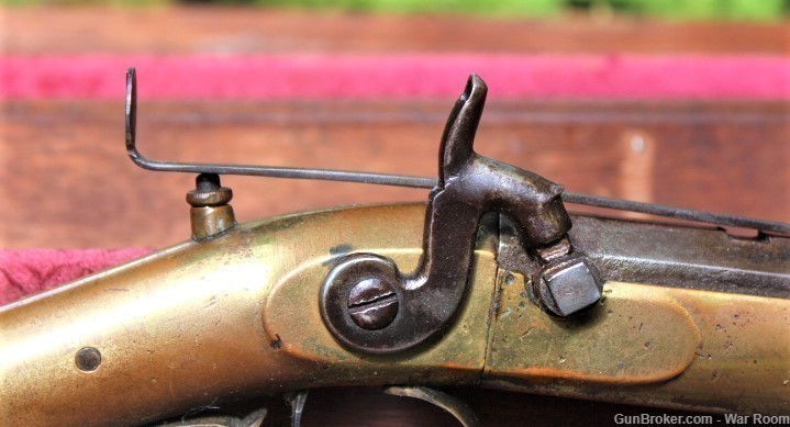 Brass Frame Hook Breech Sporting Rifle Mid 1800's-img-6