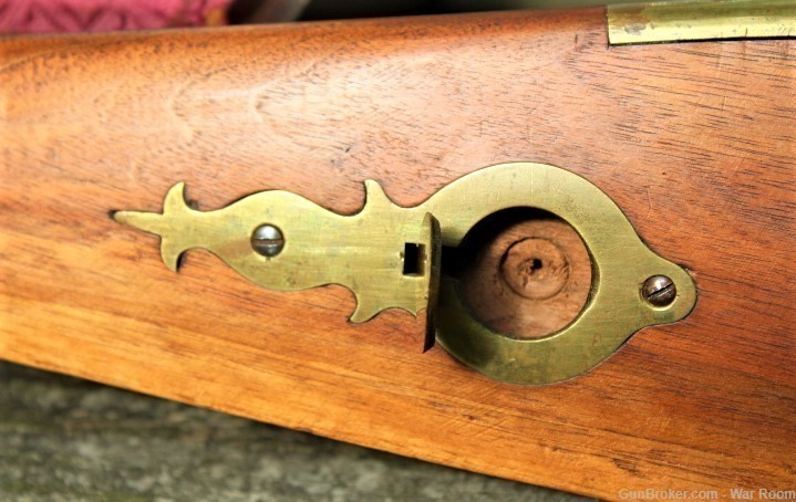 Brass Frame Hook Breech Sporting Rifle Mid 1800's-img-11