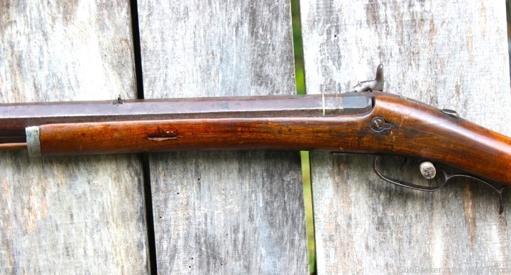 Mid 1800's Half Stock .60 Caliber Plains Rifle-img-9