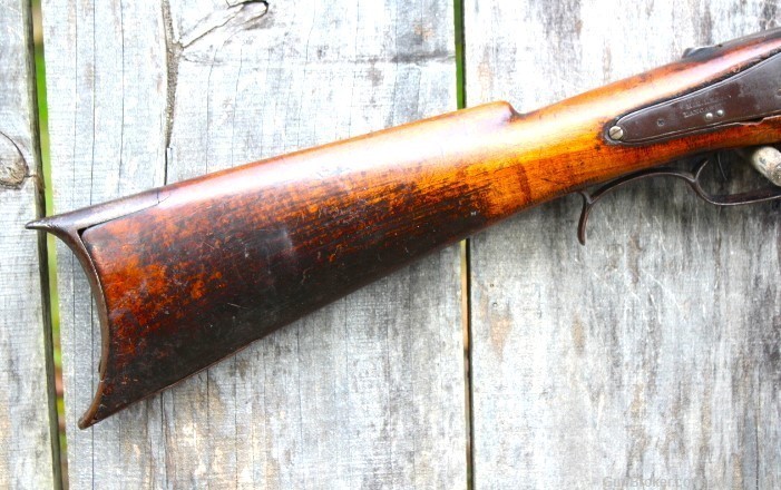 Mid 1800's Half Stock .60 Caliber Plains Rifle-img-1