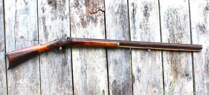 Mid 1800's Half Stock .60 Caliber Plains Rifle-img-0