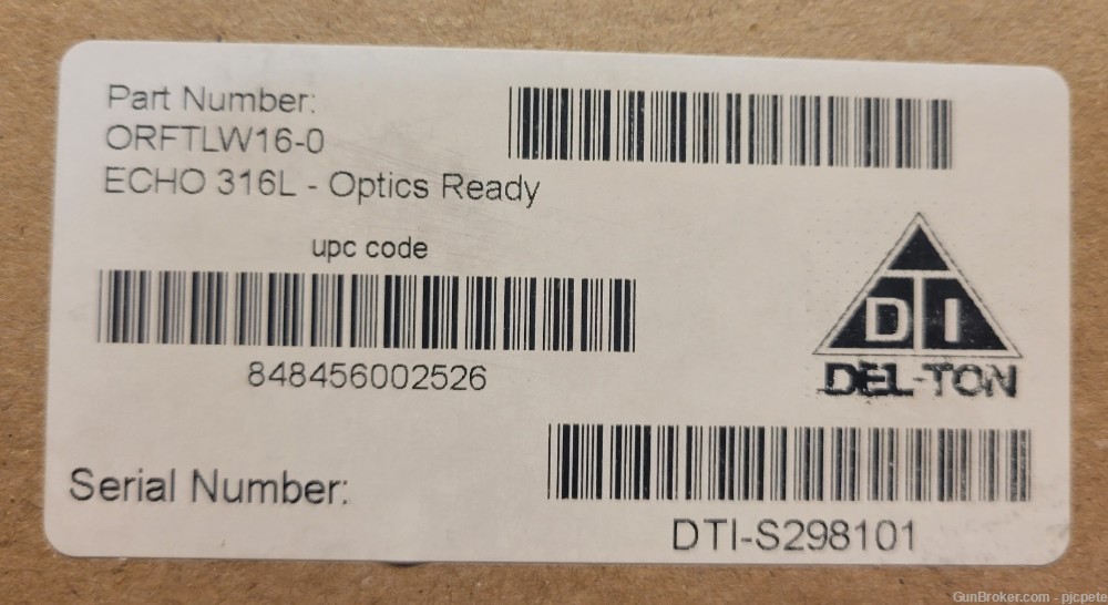 Del-Ton Echo 316L Optics Ready 5.56/.223 16" 30+1, 6 pos stock, NIB-img-11