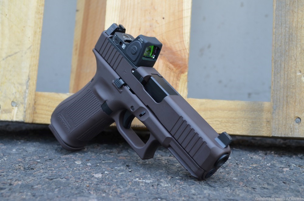 Glock 45 MOS Trijicon RMRcc Supp HT NS Adj X-Werks Vortex Bronze G45 New-img-4