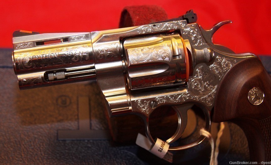Colt Python, 3" Barrel, .357Mag, Engraved - NEW! -img-2