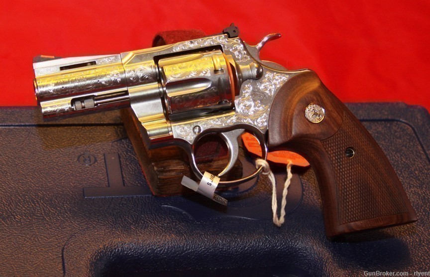 Colt Python, 3" Barrel, .357Mag, Engraved - NEW! -img-1
