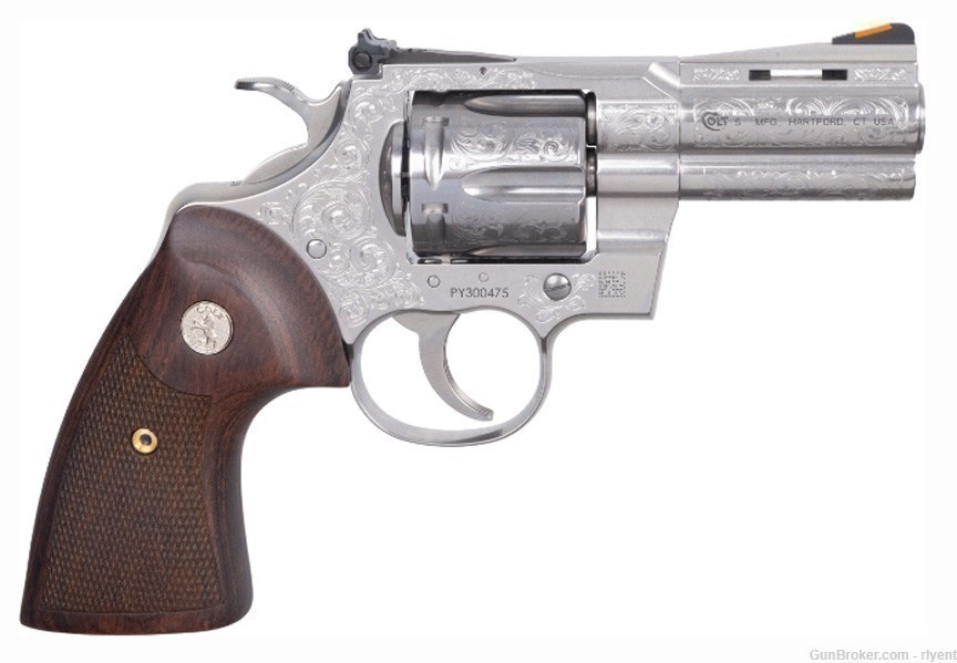 Colt Python, 3" Barrel, .357Mag, Engraved - NEW! -img-0