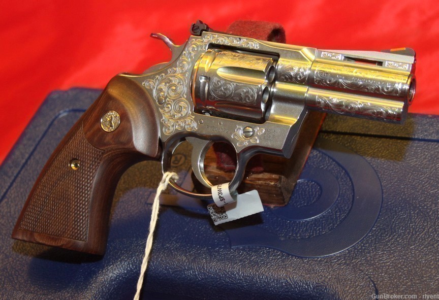 Colt Python, 3" Barrel, .357Mag, Engraved - NEW! -img-3
