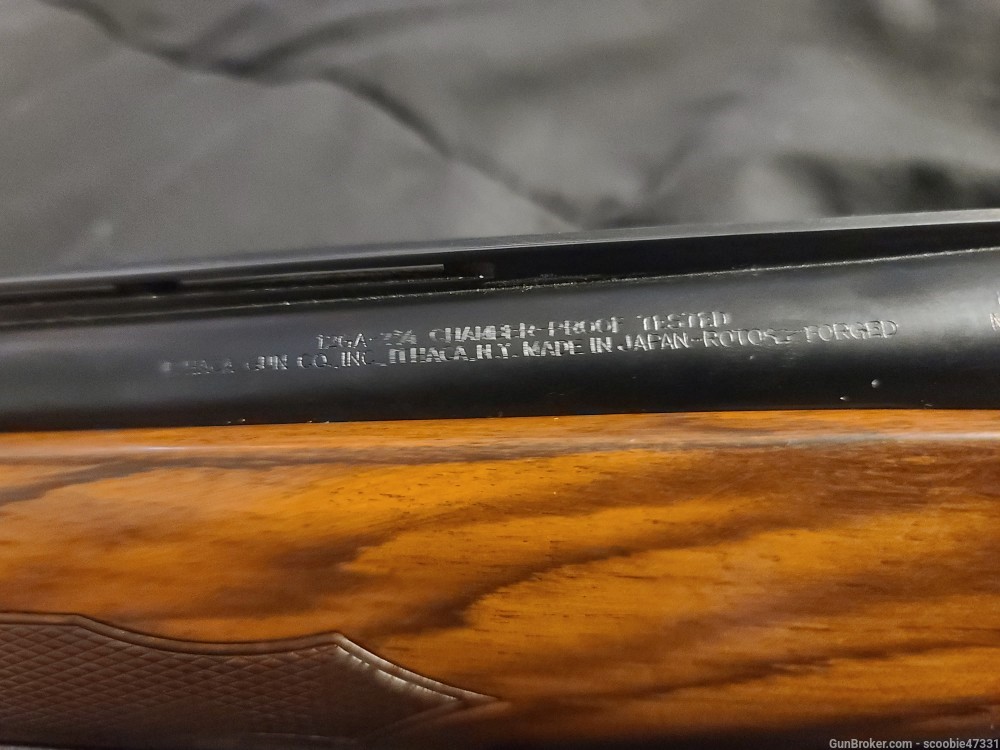 Ithaca XL900 12 Gauge Semi-Auto 28" Barrel 2.75"chamber engraved receiver-img-20