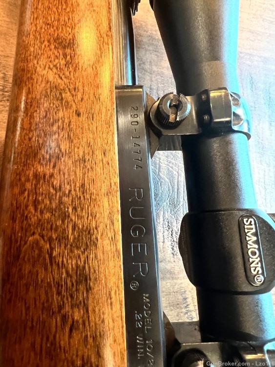 Penny! Beautiful Ruger 10/22 magnum with Simmons rimfire scope, 10-22, WMR-img-5