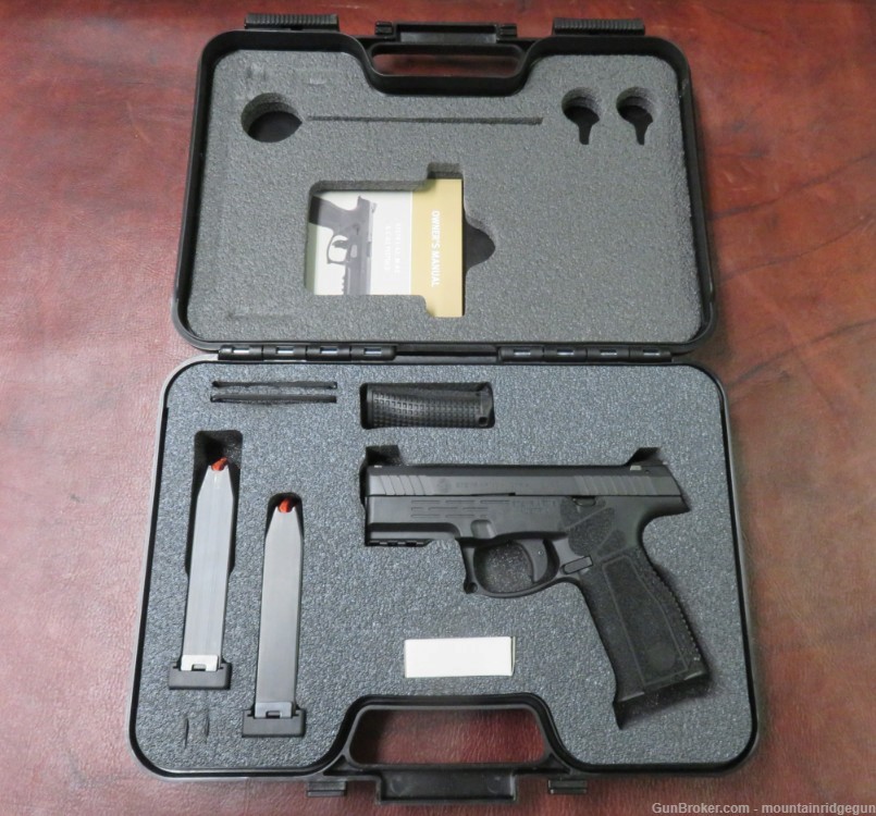 Steyr Model M9-A2 MF chambered in 9mm w/ case and paperwork. (2) 17 rd Mags-img-1