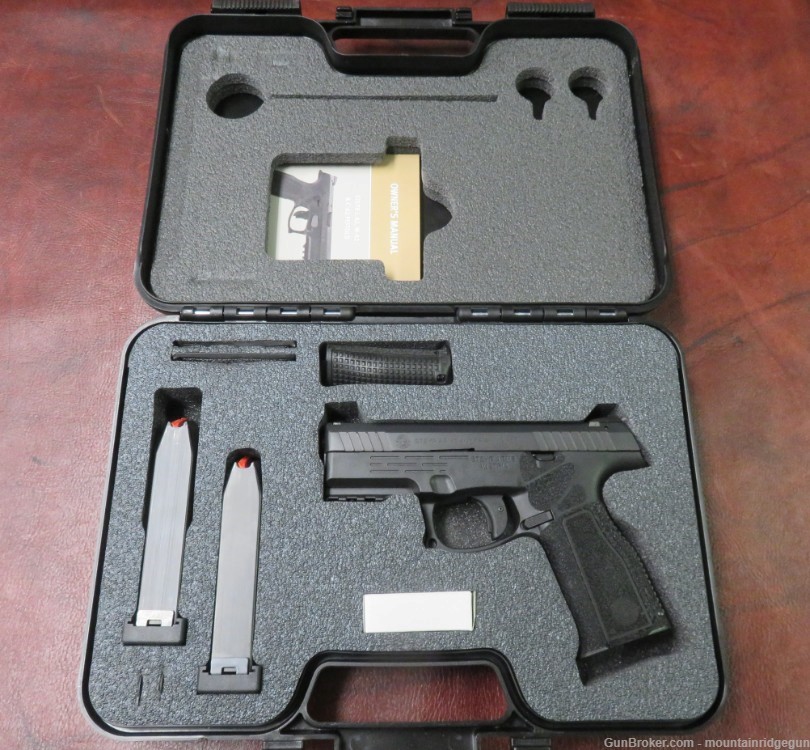 Steyr Model M9-A2 MF chambered in 9mm w/ case and paperwork. (2) 17 rd Mags-img-0