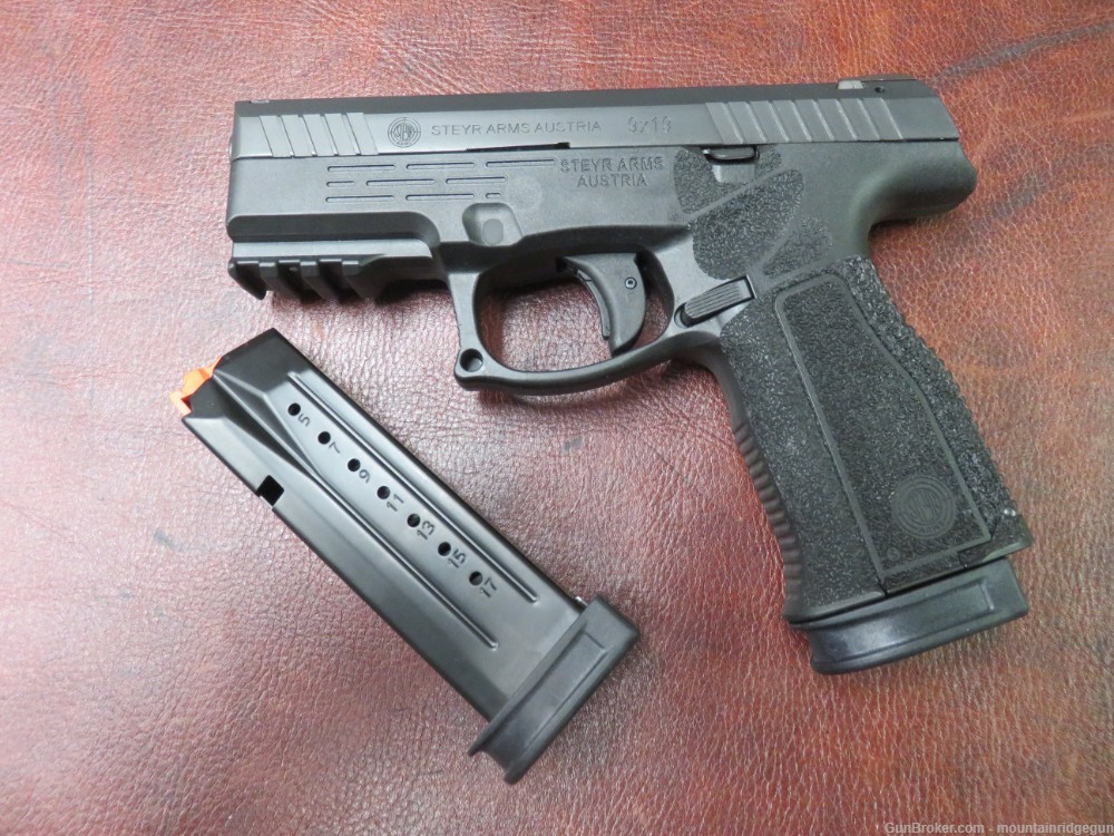Steyr Model M9-A2 MF chambered in 9mm w/ case and paperwork. (2) 17 rd Mags-img-20