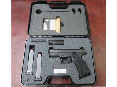 Steyr Model M9-A2 MF chambered in 9mm w/ case and paperwork. (2) 17 rd Mags