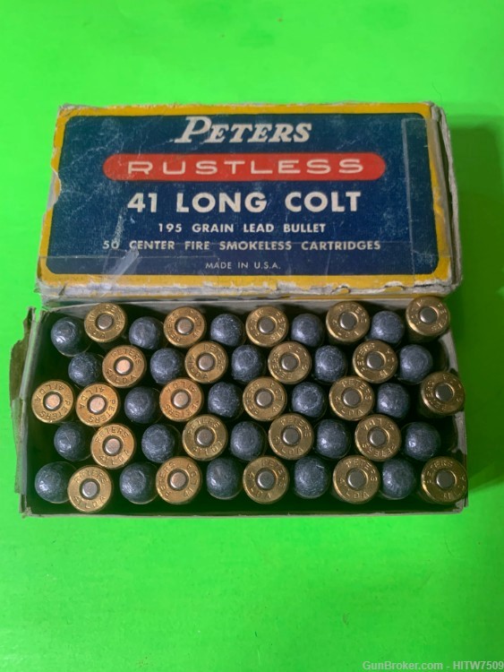 Peters 41 Long Colt 195 Grain Lead Bullet-img-0