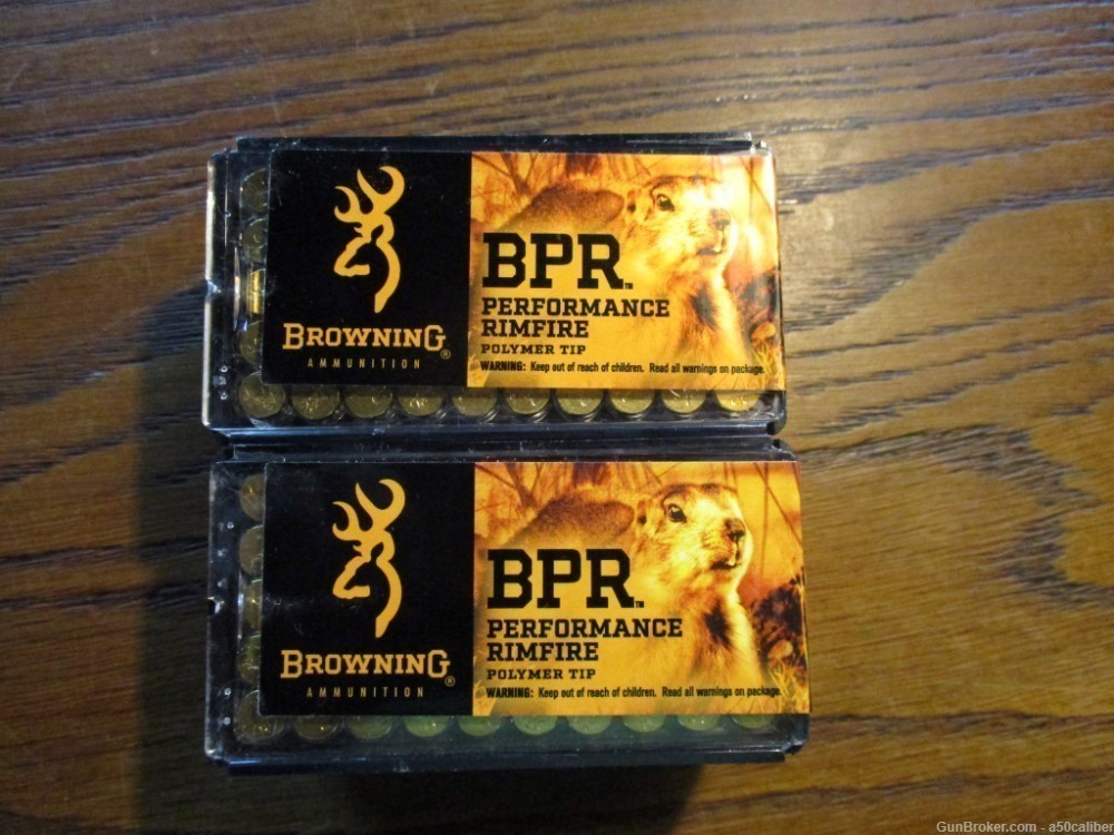 Browning BPR Performance Rimfire 17 HMR 17gr 100 rounds new-img-1