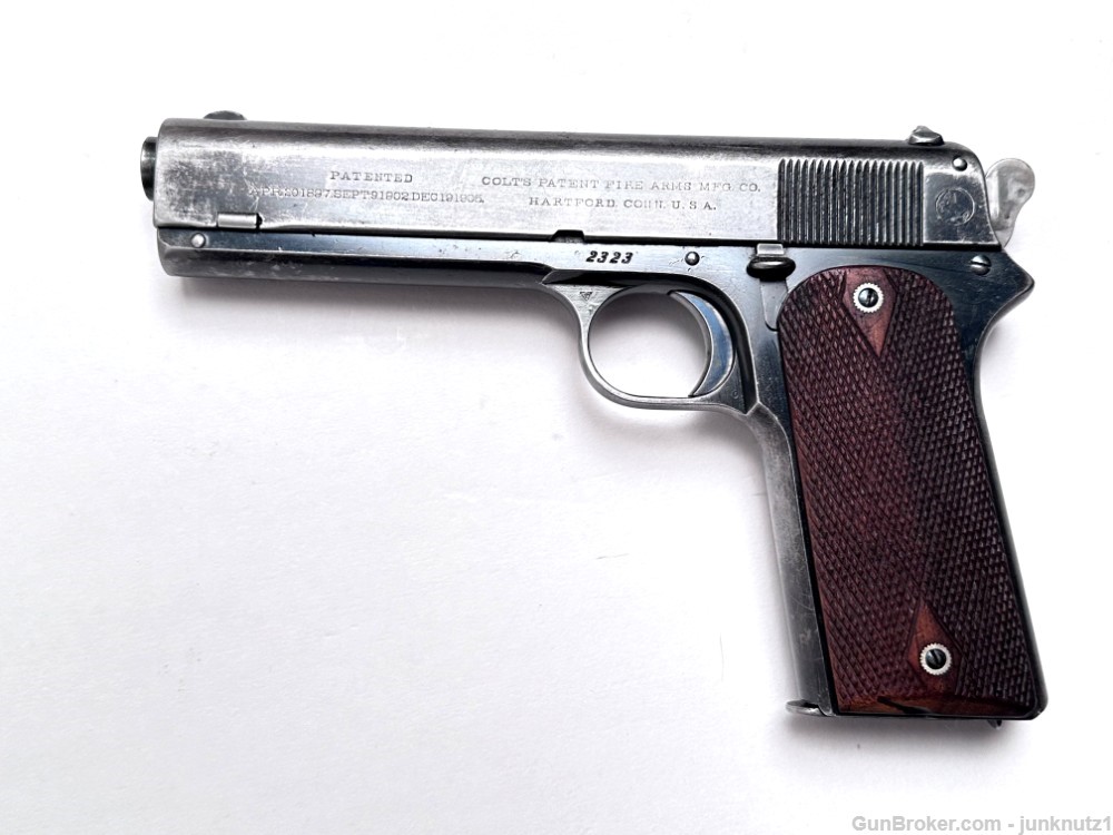 Colt Model 1905 Automatic .45ACP Made in 1907 with Very Interesting Holster-img-1