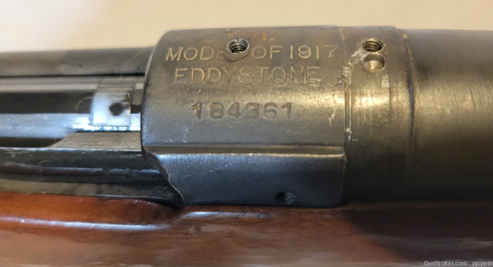 EDDYSTONE ARSENAL U.S. MODEL OF 1917 SPORTERIZED RIFLE .30-06 24" VG cond-img-8