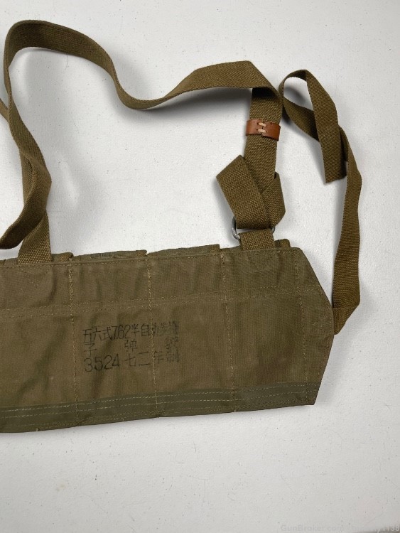 AK47 SKS Chinese military 7.62x39 strip clip 10 pocket chest rig -img-5
