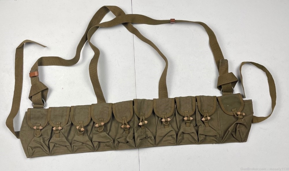 AK47 SKS Chinese military 7.62x39 strip clip 10 pocket chest rig -img-0