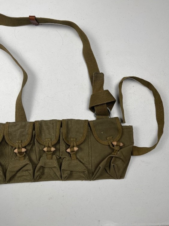 AK47 SKS Chinese military 7.62x39 strip clip 10 pocket chest rig -img-9