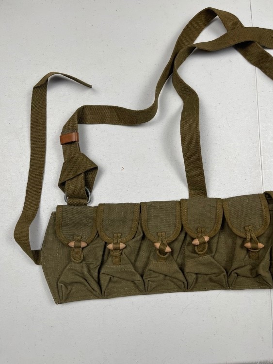 AK47 SKS Chinese military 7.62x39 strip clip 10 pocket chest rig -img-2