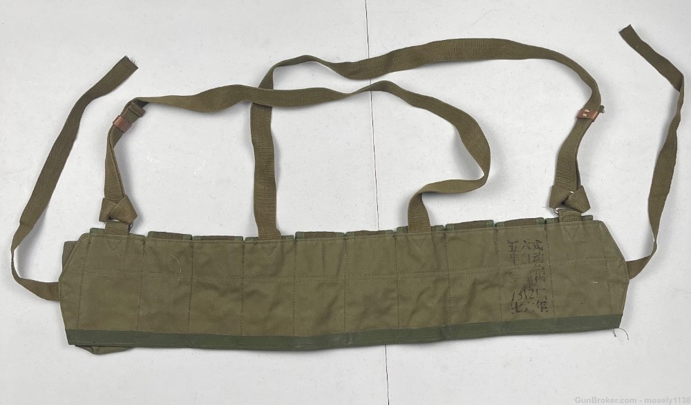 AK47 SKS Chinese military 10 pocket chest rig OD-img-0