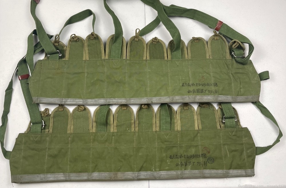 AK47 SKS Chinese military 10 pocket chest rig (x2)-img-8