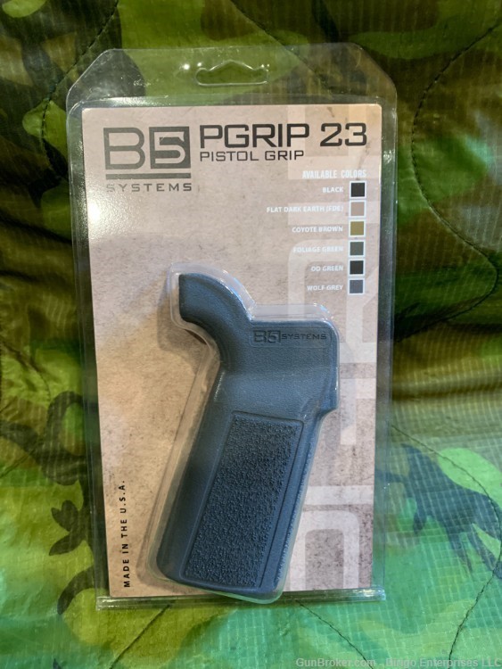 B5 Systems, P-Grip, Gray AR 15 pistol grip NIB Penny!-img-1