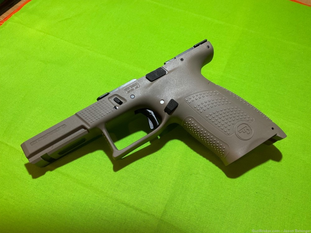 Hard to find CZ P10C Compact FDE Complete Frame -img-6