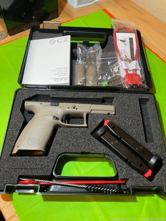 Hard to find CZ P10C Compact FDE Complete Frame -img-0