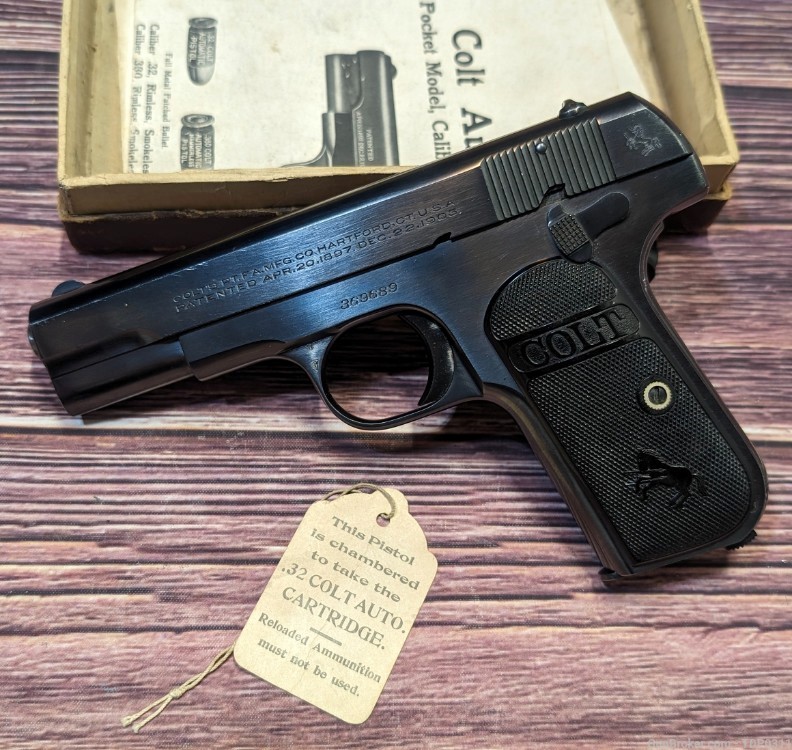 EXCELLENT Colt 1903 Hammerless IN ORIGINAL BOX .32 ACP PENNY START-img-6