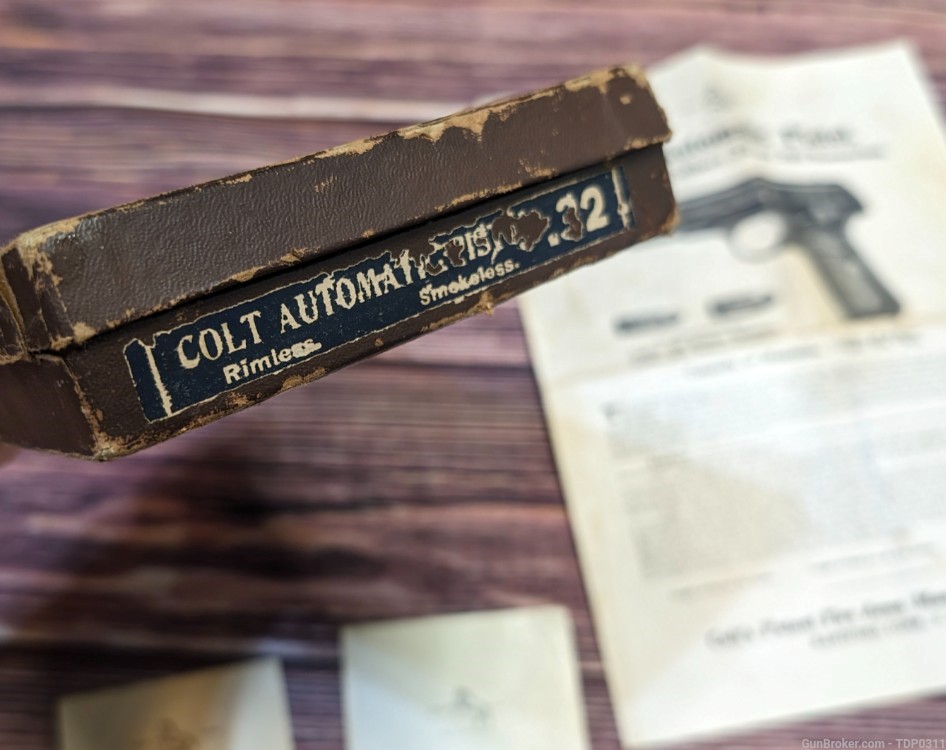 EXCELLENT Colt 1903 Hammerless IN ORIGINAL BOX .32 ACP PENNY START-img-38